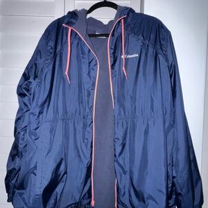 Columbia Windbreaker with Fleece Lining *SUPER SOFT*